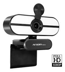 [LT4993] Camara Web Argom FULL HD 1080P con micrófono-led cam45 ARG-WC-9145BK-A00685
