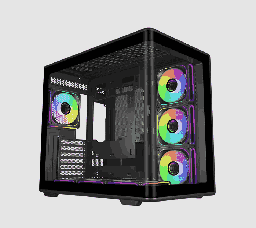 [LT5064] CASE COOLERMASTER Elite 600 Mid Tower Black ARGB  3x120mm Side Mount 1x120mm Rear 1 USB Tipo C