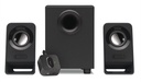 Parlantes Logitech 2,1 Z213 Multimedia NEGRO 14W - 7RMS  980-000941