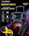 Parlante Xtratech portable Boom Bluetooth USB-SD Woofer entradas 2 mic Negro Modelo SP401