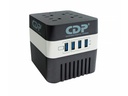 Regulador De Voltaje CDP 4 Tomas 4 USB RU-AVR 604 600va