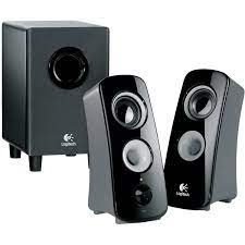 Parlantes Logitech 2,1 Z323 Multimedia NEGRO 30W 110v