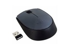 Mouse Logitech wireles M170 Inalambrico negro/gris  910-004940