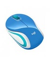 Mouse Logitech wireles M187 Mini Palace Blue 910-005360