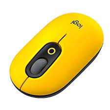 Mouse Logitech POP Silent Touch Wireless Bluetooth Amarillo 910-006543