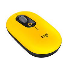 Mouse Logitech POP Silent Touch Wireless Bluetooth Amarillo 910-006543