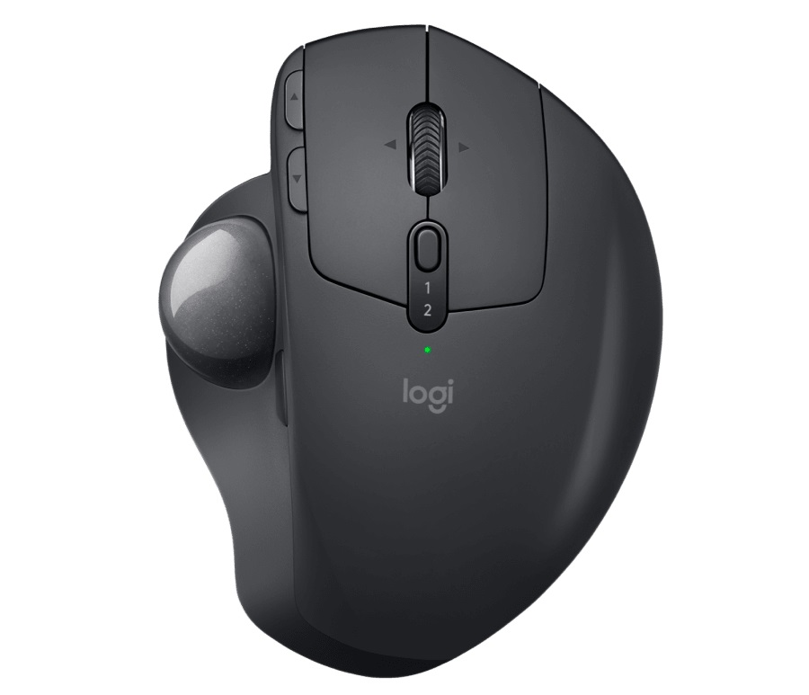 Mouse Logitech MX Ergo Wireless TrackBall Black Bluetooth Bateria Recargable 910-005177