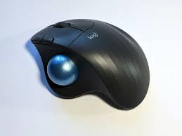 Mouse Logitech M575 Wireless TrackBall For Buttons Scroll Black-Blue 910-005869