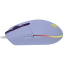 Mouse Logitech Gaming Lightsync G203 Lila USB 910-005851