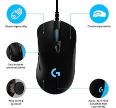 Mouse Logitech Gaming G403 Hero Rgb Lightsync Black