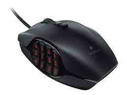 Mouse Logitech Gaming G600 MMO Laser 20 botones programables DPI 200-8200