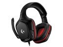 Audifono Logitech G332 Gaming Black/Red Multiplataforma  981-000755