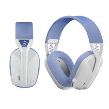 Audifono Logitech G435 Gaming Wireless & Bluetooth Stereo Blanco Lila for Pc PS4-5 981-001073  