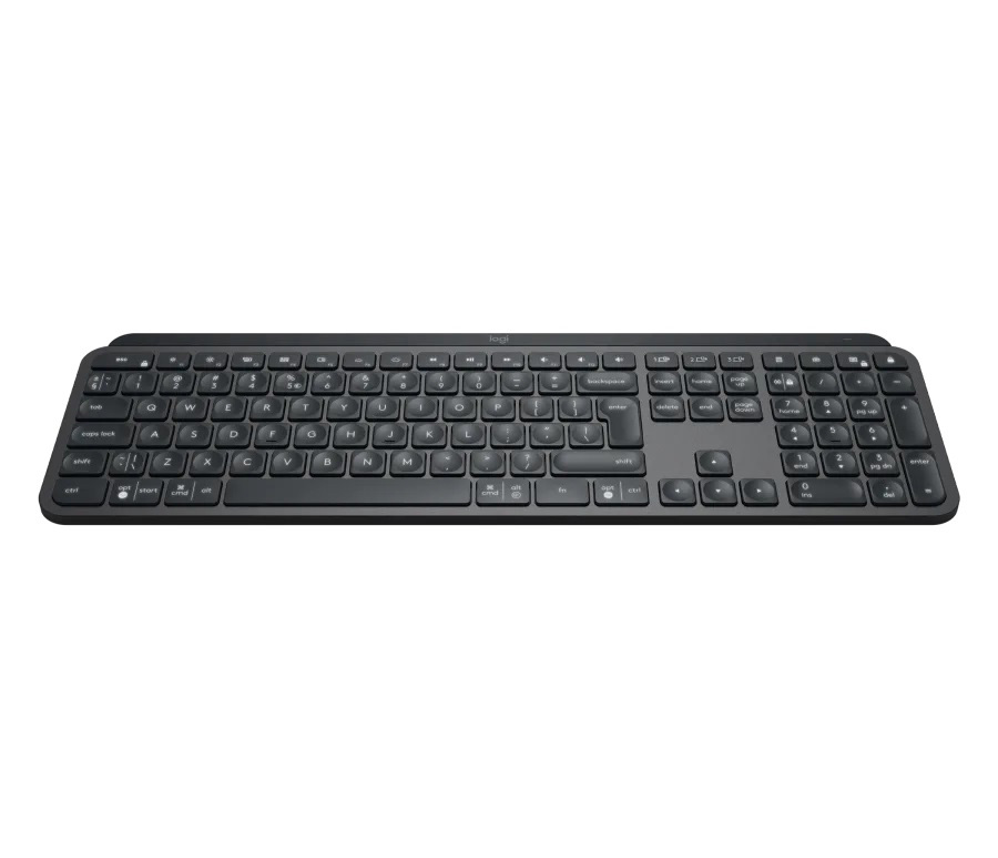 Teclado Logitech Mx Keys Inalambrico iluminado Español Windows Mac Linux ios android  Grafito 920-009296