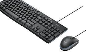 Teclado + Mouse Logitech Mk200 Media Negro usb Plug and Play Resistente a salpicaduras 920-002716