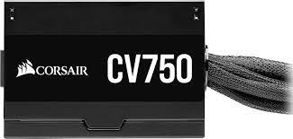 Fuente De Poder Corsair CV750 Certificacion 80Plus Bronze CP-9020237-NA