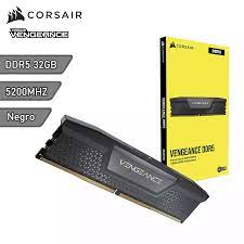 Memoria Ram Corsair 32gb Ddr5 5200MHz Vengeance Black C40 CMK32GX5M1B5200C40