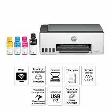 IMPRESORA MULTIFUNCION HP WL-580 TINTA CONTINUA WIFI 12 PPM