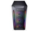 Case Cougar Gamer MX410 Mesh-G vidrio templado RGB Mid-Tower no incluye fuente de poder  385VM70.0020