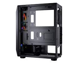 Case Cougar Gamer MX410 Mesh-G vidrio templado RGB Mid-Tower no incluye fuente de poder  385VM70.0020