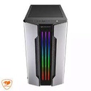 Case Cougar Gamer Gemini M vidrio templado RGB Mid-Tower no incluye fuente de poder plateado  385TMB0.0002