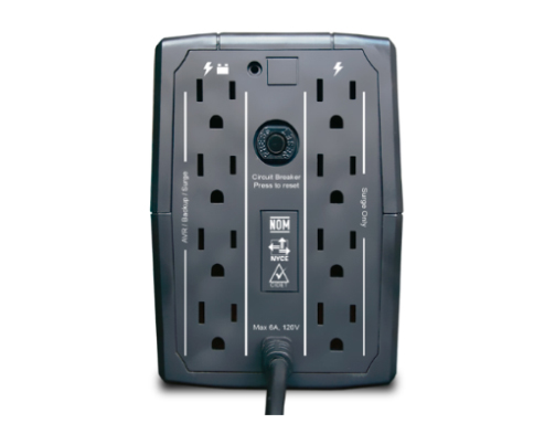 UPS CDP 500VA R-UPR508 250W with 8 Outlets Backup 4 Outlets