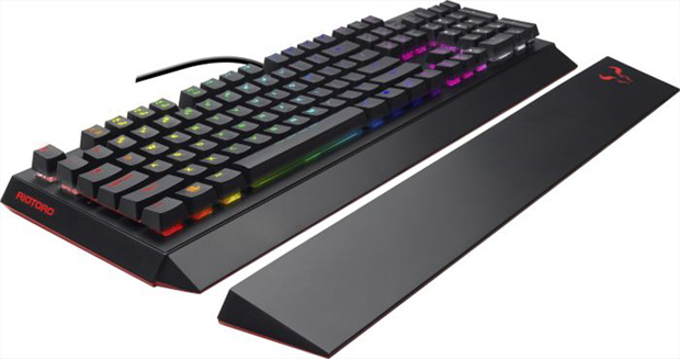 Teclado Gaming Riotoro Ghostwriter Prism RGB Mecanico Cherry MX Brown - NA KR700-XPBN-NA