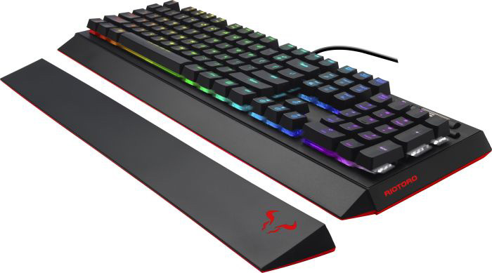 Teclado Gaming Riotoro Ghostwriter Prism RGB Mecanico Cherry MX Brown - NA KR700-XPBN-NA