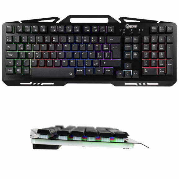 Combo 4 en 1 Quasad TECLADO QGK-330U MOUSE QM-G10 HEADSET GQX2 MOUSE-PAD QMPG-1 RGB