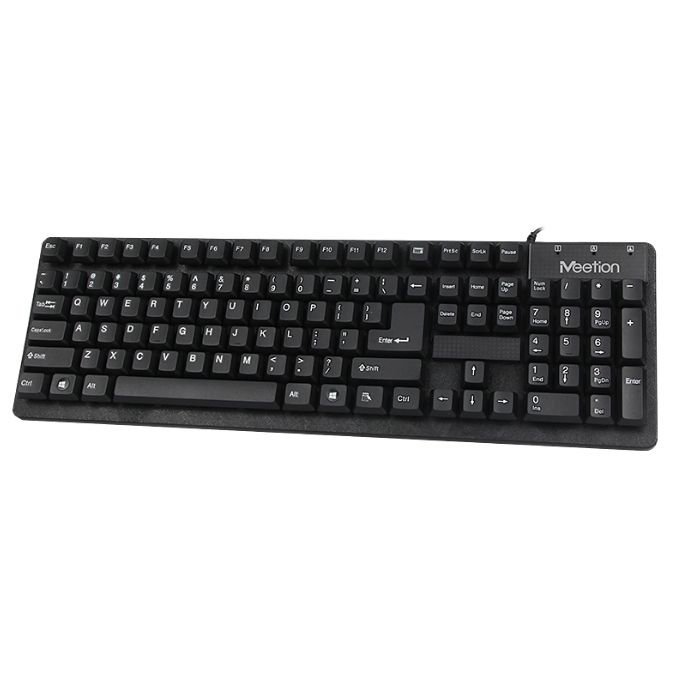 Teclado Meetion Standard K202 Black USB