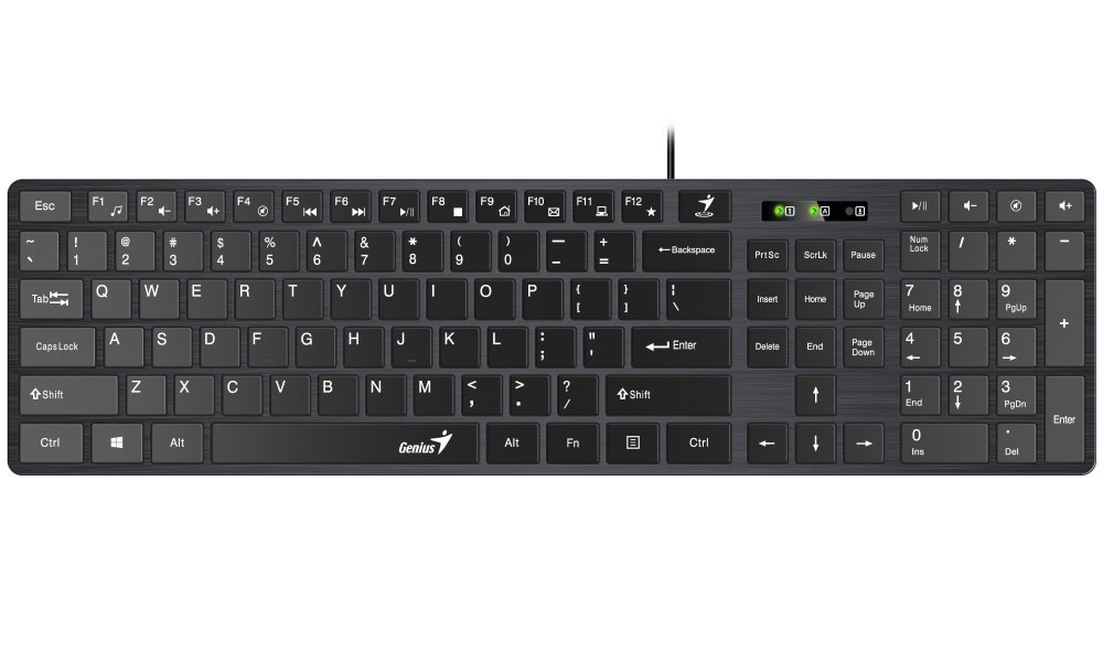 Teclado + Mouse Genius Combo Slimstar C126 USB  + Mouse Dx-125