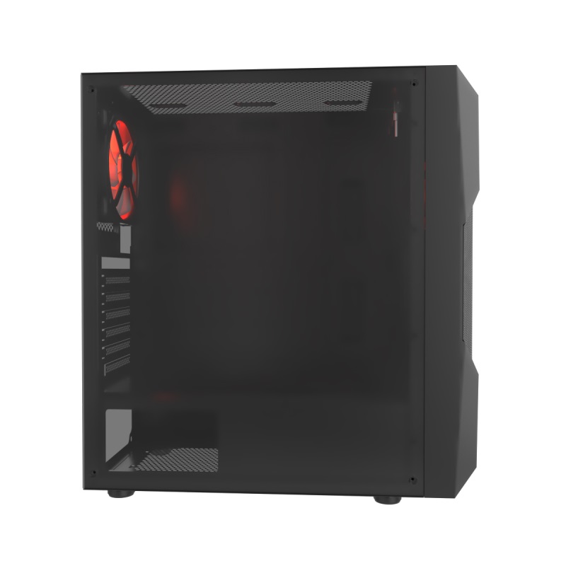 Case Xtech Phobos ATX Mid Tower Case Gamer 1Fan Rear Black XTK04