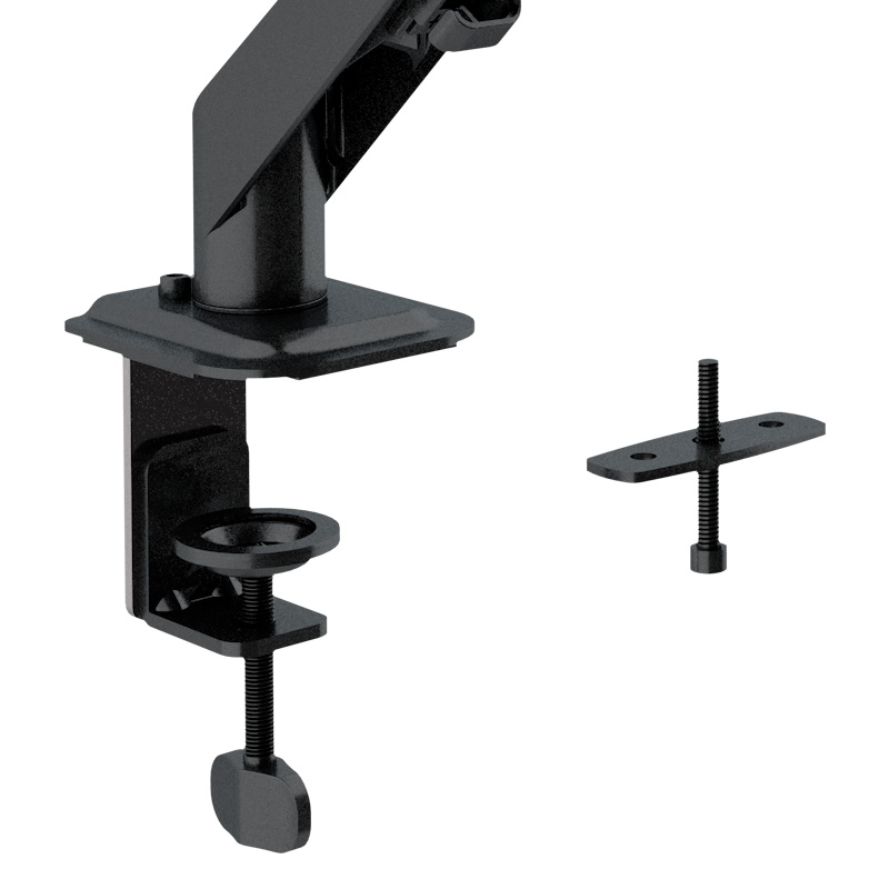 Soporte Para Monitor KlipXtreme KMM-400 Monitores de  17 a 27 Clamp/Grommet