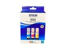 Tinta EPSON STYLUS 504 Tripack Cyan-Magenta-Amarillo T504520-3P