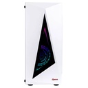 Case Gaming Marvo Ca-119 White Temp. Glass Usb3.0 2usb2.0 1aud. Mt