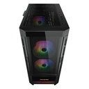 Case Cougar Gamer Duoface RGB vidrio templado Mid-Tower no incluye fuente de poder negro 385ZD10.0001