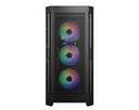 Case Cougar Gamer Airface PRO RGB vidrio templado Mid-Tower no incluye fuente de poder negro  385AD10.0003