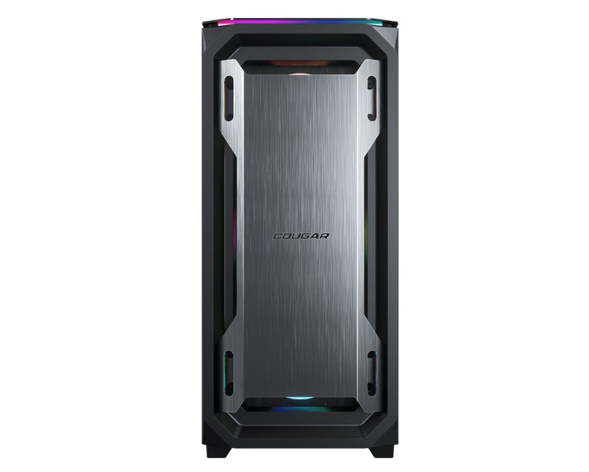 Case Cougar Gamer MX670 RGB vidrio templado Mid-Tower no incluye fuente de poder negro 385UM60.0001