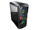 Case Cougar Gamer MX440 Mesh vidrio templado RGB Mid-Tower no incluye fuente de poder black  3856C10.0007