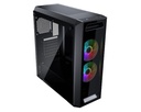 Case Cougar Gamer MX350 RGB vidrio templado Mid-Tower no incluye fuente de poder black 385NM10.0006