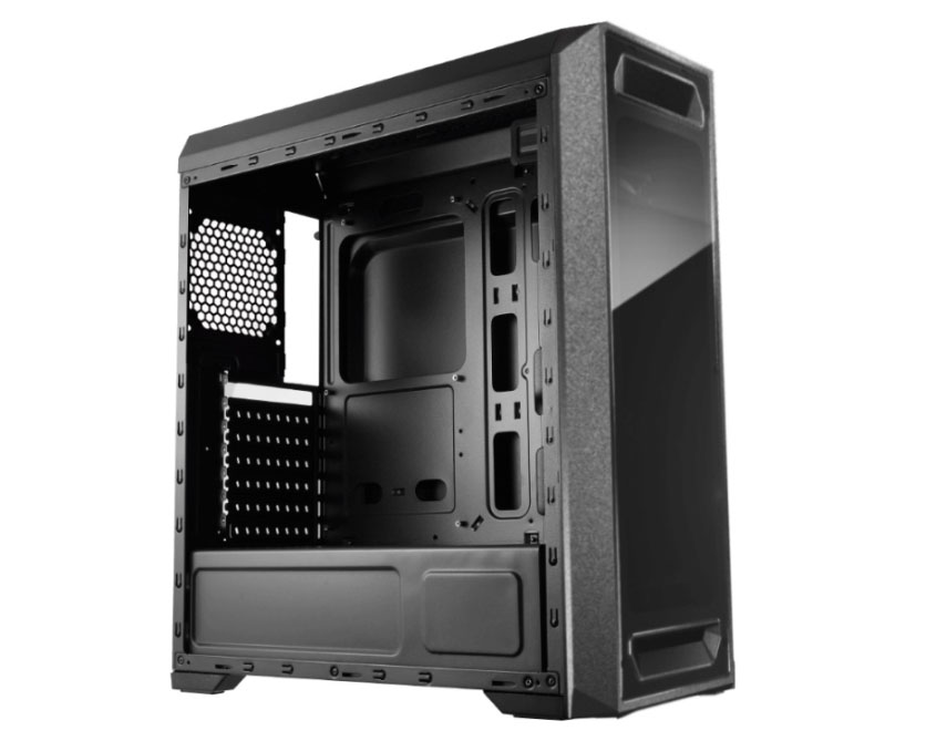 Case Cougar Gamer MX350 RGB vidrio templado Mid-Tower no incluye fuente de poder black 385NM10.0006