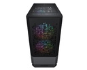 Case Cougar Gamer MG140 Air RGB vidrio templado Mid-Tower no incluye fuente de poder negro 385JM80.0001