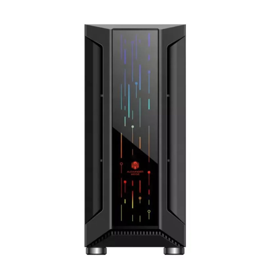 Case Altek Mid-tower Gamer Blade 3 Vent. RGB Tempered Glass