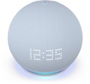 Parlante Echo Dot. 5ta Gen. Inteligente con Reloj Alexa Azul UPC 840080557885