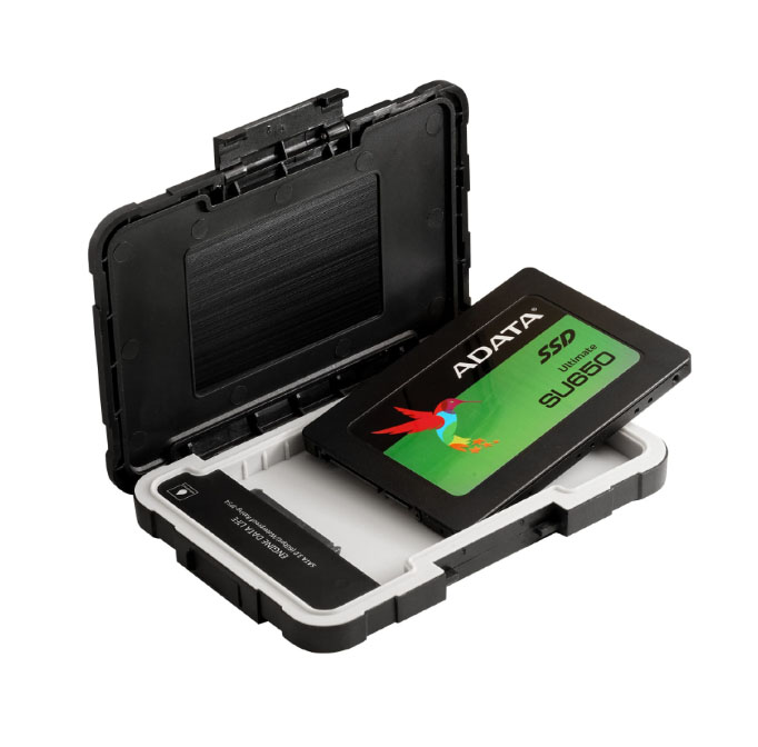 Enclouser Adata para Discos de 2.5" SSD USB 3.2 Gen 1 ED600 Resistente a caidas IPX4 IP5X