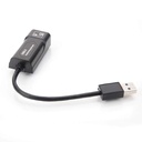 ADAPTADOR GAZAL USB 3.0 A LAN ETHERNET 10/100MBPS IEEE 802.3/802.3U/802.3AB-