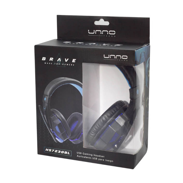 Audifono HS7230BL BRAVE GAMER USB // HS7235GN BRV35