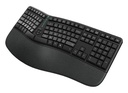 Teclado Meetion wireless DirectorW Ergonomico Black Spanish MT-Director W