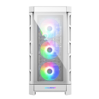 Case Cougar Gamer Duoface Pro RGB vidrio templado Mid-Tower no incluye fuente de poder Blanco 385AD10.0002