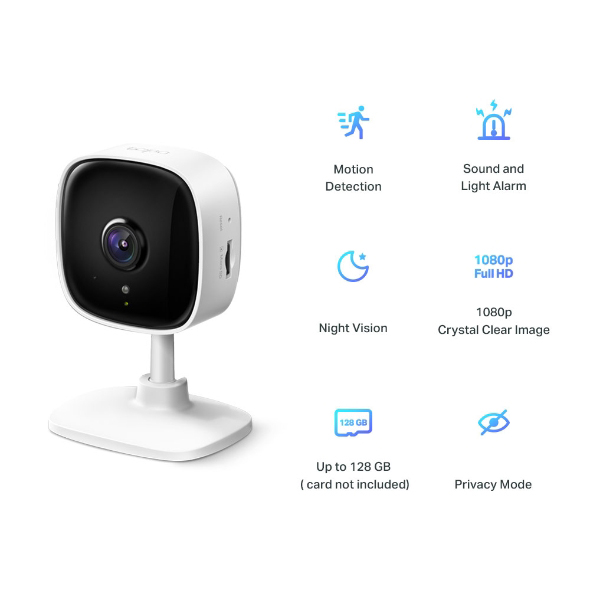 Camara TP-link TAPO C100 Wifi 1080P 105° Audio 2 Vias Micro sd